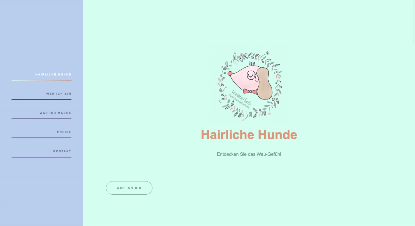 Hairliche Hunde.